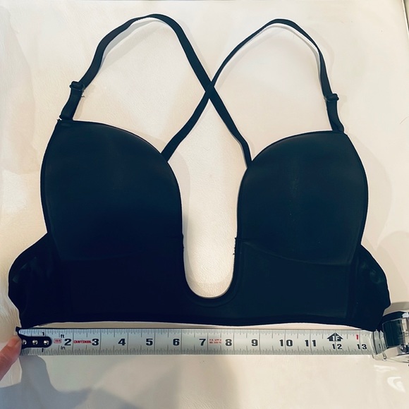 NWT 38A/B 36A/B EVENT deep U plunge cleavage bra racer multiway low back 1/2 cup - Picture 10 of 13